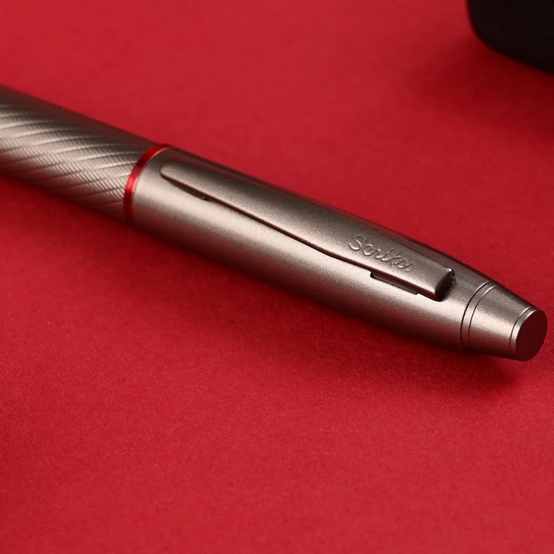 Scrikss |  Noble 35 | Roller Ball Point Pen | Matte Titanium Scrikss